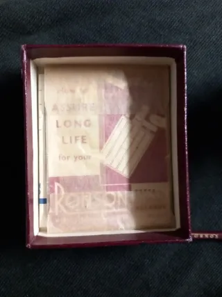 Encendedor Ronson Original Años 60 con Caja