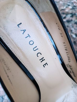 Zapato tacón negro 39