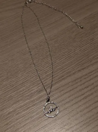 Collar Claddagh Plata con Circonitas