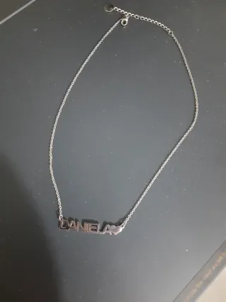 Collana con nome DANIELA e cuore