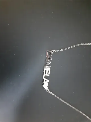 Collana con nome DANIELA e cuore