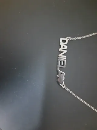 Collana con nome DANIELA e cuore