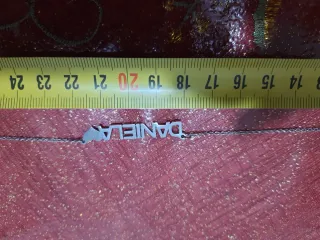 Collana con nome DANIELA e cuore