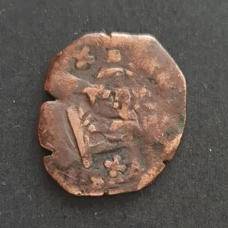 España moneda resellada 1658/59, Felipe IV