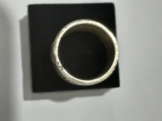 Anel Prata 925 Reza Católica Portuguesa