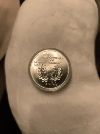 Monete d'argento Canada Montreal 1976 Olimpiadi