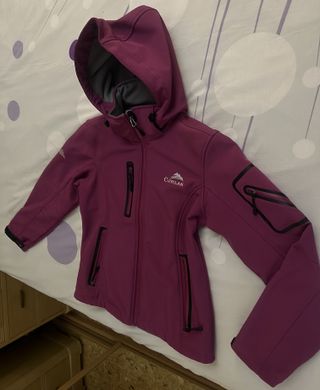 Chaqueta Cortavientos Chica CIKRILAN Rosa