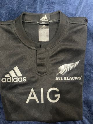 Camiseta Rugby All Blacks Adidas Negra Talla XS