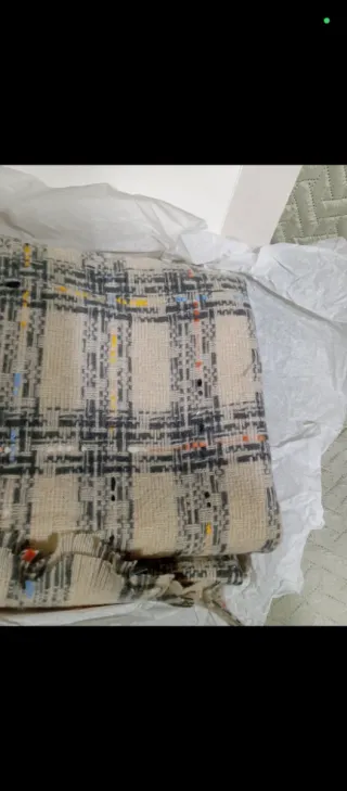 Bufanda Chal Mujer Caja Regalo Etiqueta