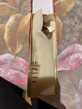 Perfumero Cristal Bohemia Dorado