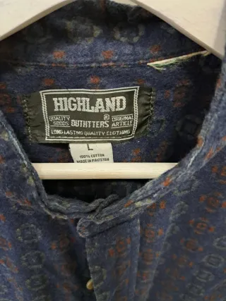 Camisa Highland Outfitters Talla L