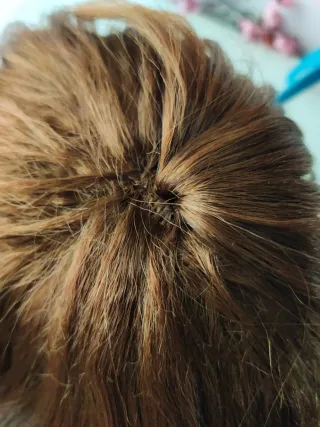 Peluca Corta Bob Color Castaño Cosplay