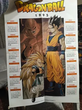 Calendario Dragon Ball 1995 Planeta DeAgostini