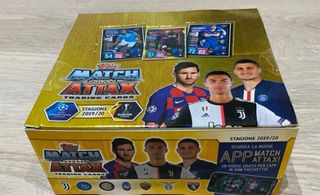 Caja Match Attax 2019-20 - Messi, Ronaldo, Mbappé