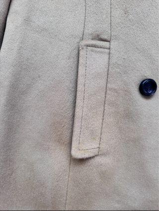 Abrigo de lana Hugo Boss Beige