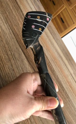 Calzador Ébano Africano Tallado