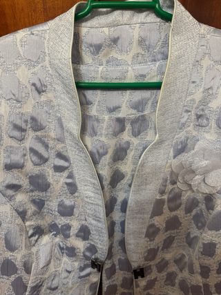 Traje 3 piezas mujer: Top, Chaqueta, Falda