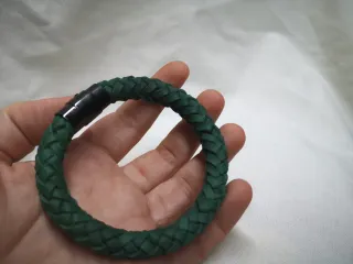 Pulsera Piel Trenzada Artesanal