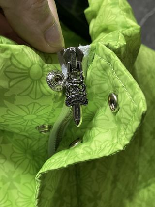 Chaqueta acolchada Chrome Hearts verde