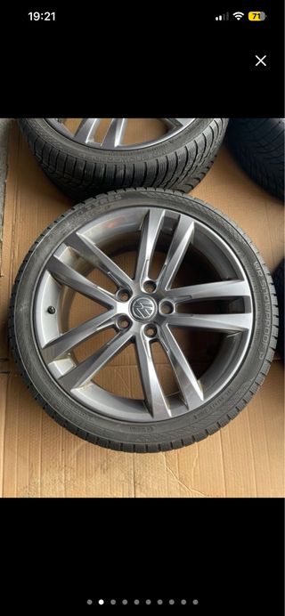 Neumático y llanta volkswagen