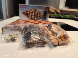 Tablero de ajedrez de madera