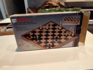 Tablero de ajedrez de madera