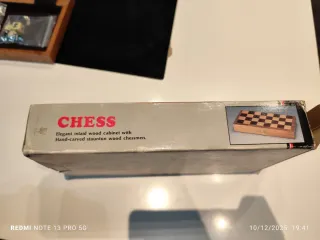 Tablero de ajedrez de madera