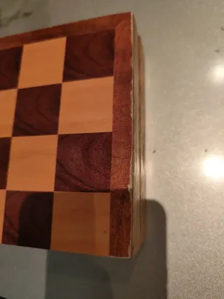 Tablero de ajedrez de madera