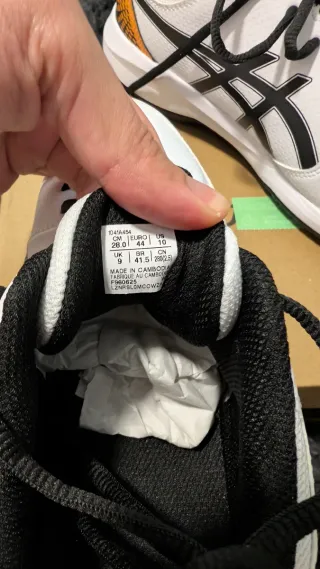 Zapatillas Asics Pádel Hombre Talla 42