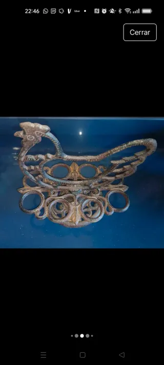 Porta huevos vintage hierro fundido