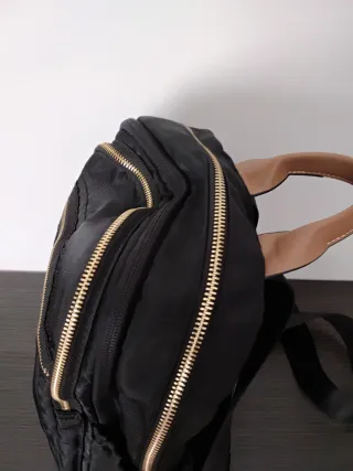 Mochila Negra Varios Compartimentos