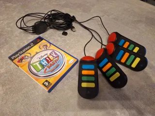 Juego PS2 Think Fast + 4 mandos