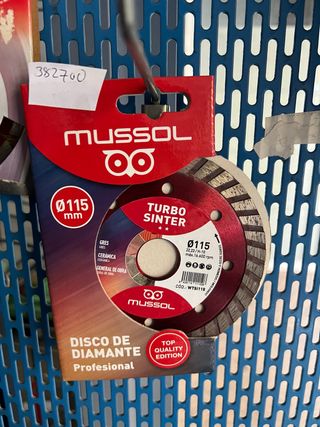 Disco Diamante Mussol Profesional 115mm