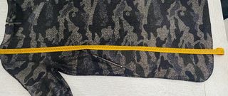 Vestido Camuflaje Negro-Dorado Talla XL