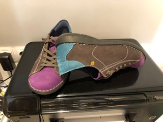Zapatos Jungla Talla 37 Marrón y Morado
