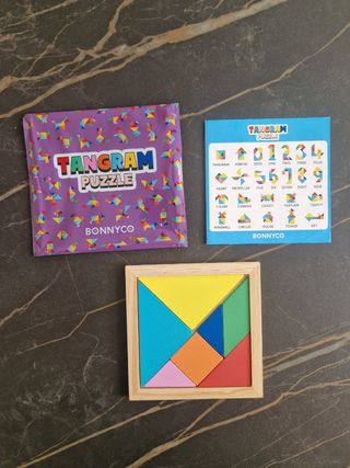 Puzzle di legno Tangram Bonnyco nuovo