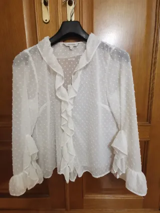 Blusa Pedro del Hierro blanca Talla S