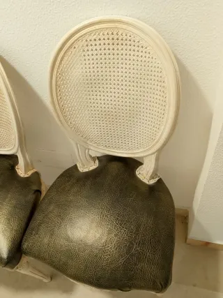 Conjunto de 4 sillas estilo Luis XV