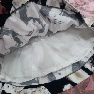 Gonna Velluto Artic Dream Orsi/Pinguini