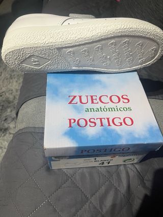 Zuecos Postigo Blancos Talla 41