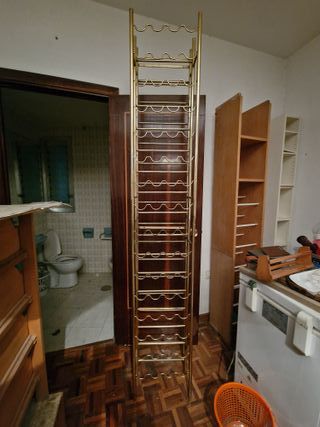 BOTELLERO DORADO METAL