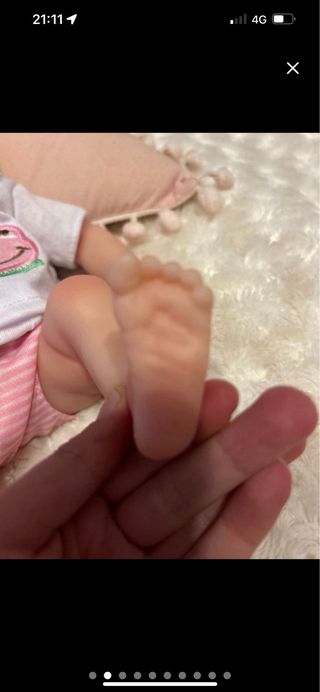 bebé silicona +3 años