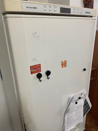 Nevera blanca Samsung