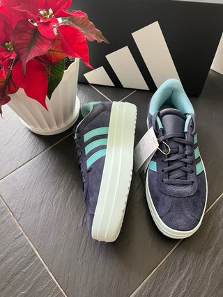 Zapatillas Adidas plataforma azul talla 40
