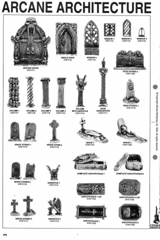 Colección Arcane Architecture Citadel 1989