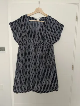 Vestido playero premamá estampado