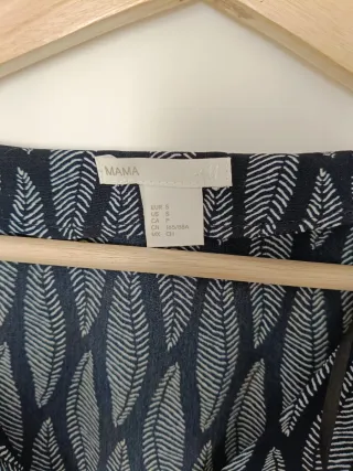 Vestido playero premamá estampado