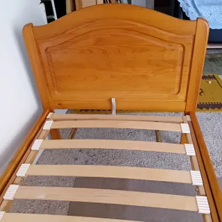 Cama 90x200 con somier articulado