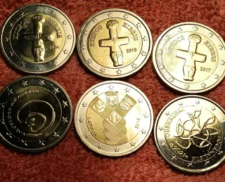 Lote 6 Monedas.Miguel