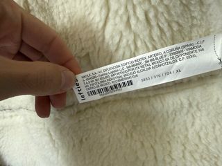 Chaleco mujer marrón y blanco Talla XL